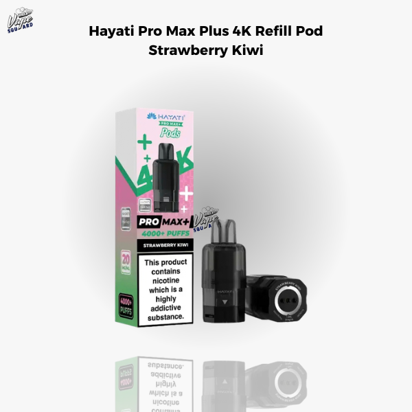 Hayati Pro Max Plus 4K Strawberry Kiwi Refill Pods
