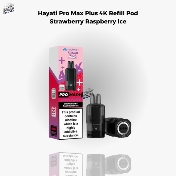 Hayati Pro Max Plus 4K Strawberry Raspberry Ice Refill Pods