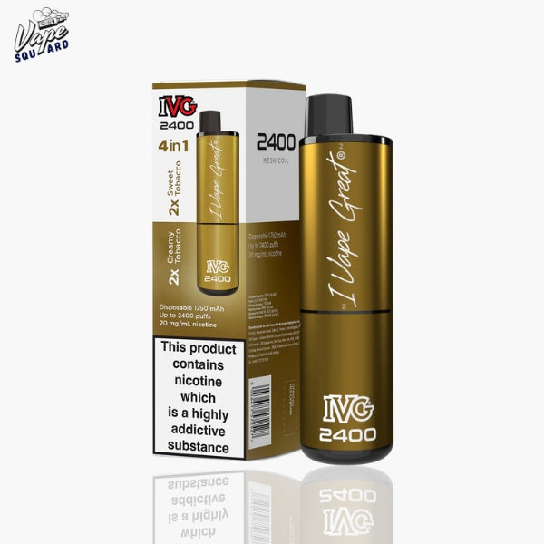 Tobacco Edition IVG 2400 Disposable Vape