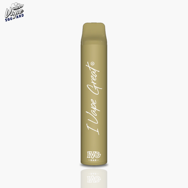 Vanilla Custard Tobacco IVG Bar Plus Disposable Vape