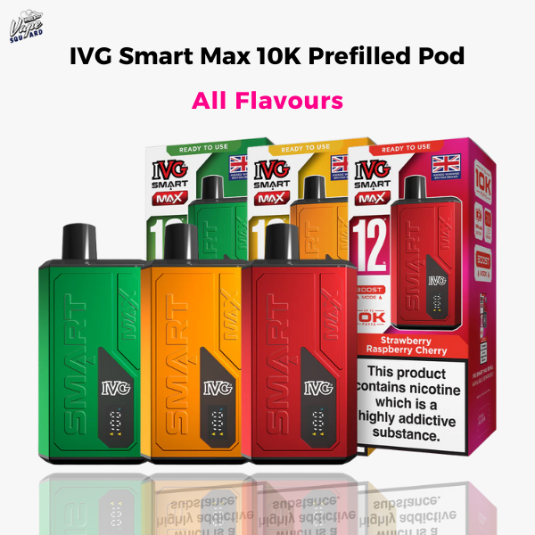 IVG Smart Max 10K Prefilled Pod Kit - The Ultimate Flavor Collection