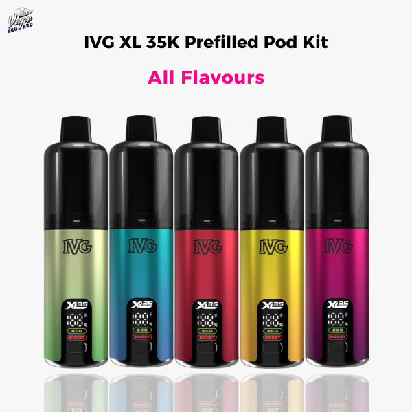 IVG XL 35K Prefilled Pod Kit: The Ultimate Flavor Collection