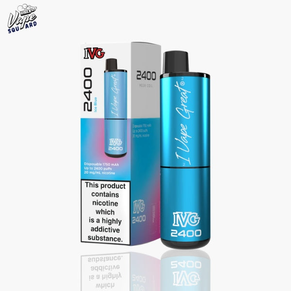 Ice Blue IVG 2400 Prefilled Vape