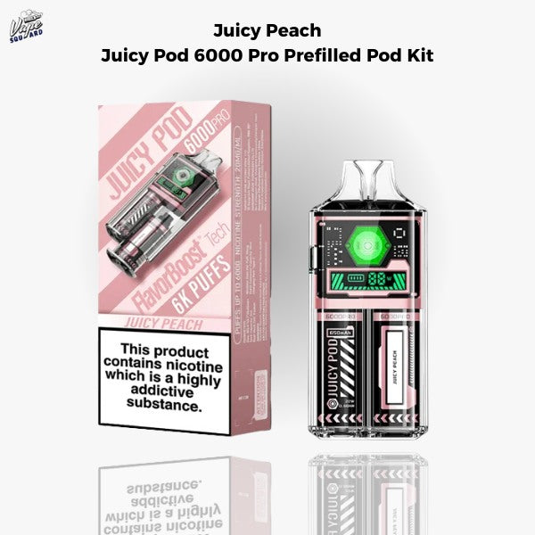 Juicy Peach Juicy Pod 6000 Pro Prefilled Pod Kit