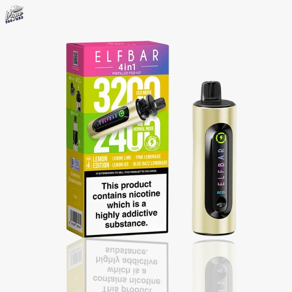 Lemon Edition ELFBAR 4-in-1 Prefilled Kit