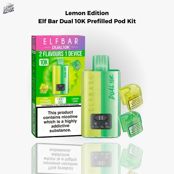 Lemon Edition Elf Bar Dual 10K Prefilled Pod Kit