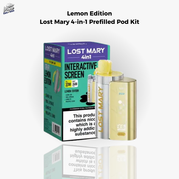 Lemon Edition Lost Mary 4-in-1 Prefilled Pod Kit