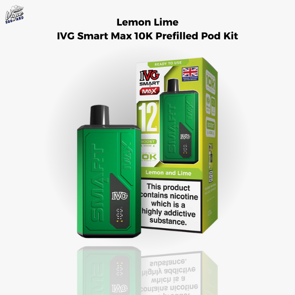 Lemon Lime IVG Smart Max 10K Prefilled Pod Kit