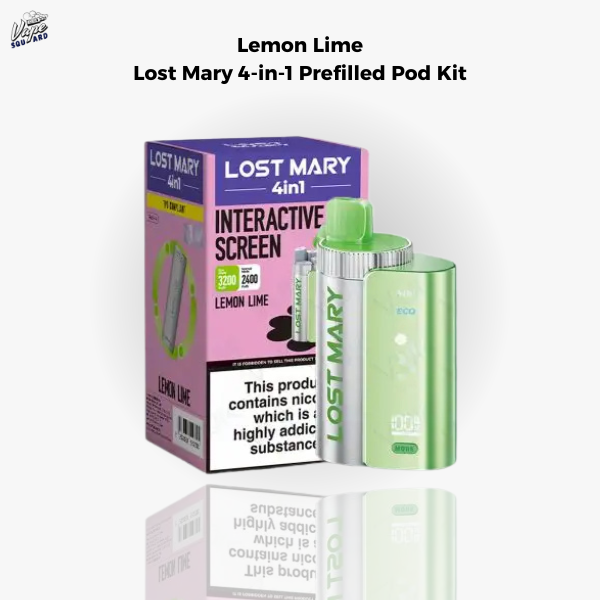 Lemon Lime Lost Mary 4-in-1 Prefilled Pod Kit