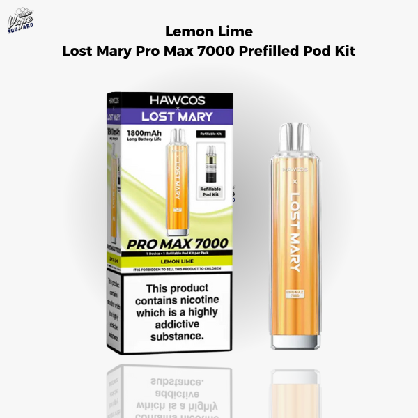 Lemon Lime Lost Mary Pro Max 7000 Prefilled Pod Kit