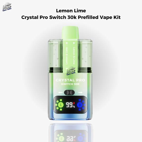 Lemon Lime (Single) Crystal Pro Switch 30k Prefilled Vape Kit