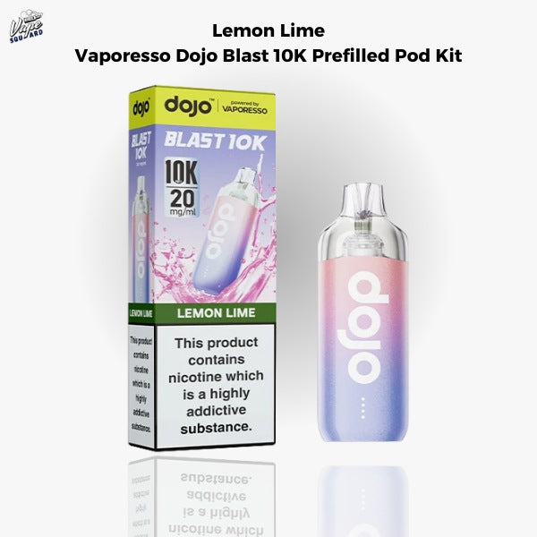 Lemon Lime Vaporesso Dojo Blast 10K Prefilled Pod Kit