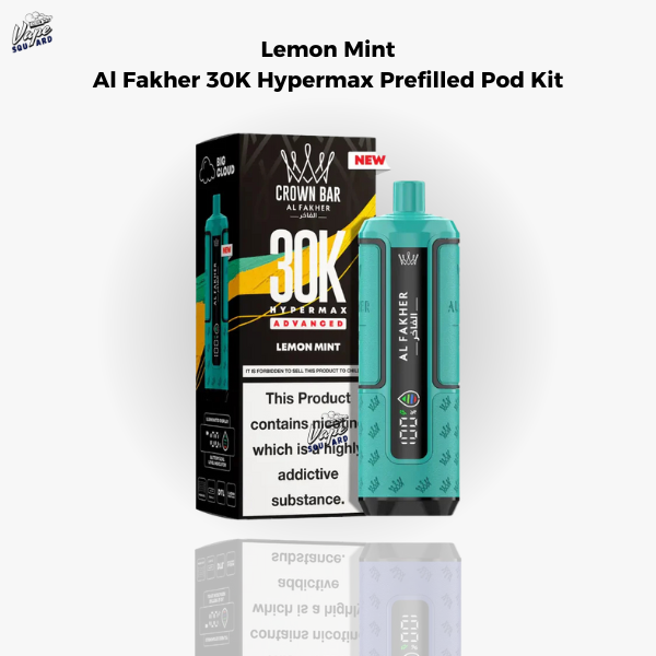 Lemon Mint Al Fakher 30K Hypermax Prefilled Pod Kit