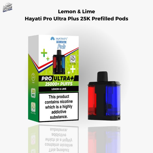 Lemon and Lime Hayati Pro Ultra Plus 25K Prefilled Pods