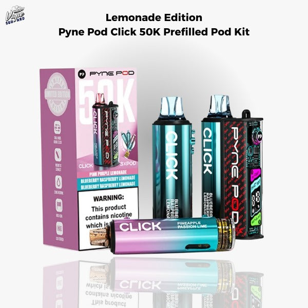 Lemonade Edition Pyne Pod Click 50K Prefilled Pod Kit
