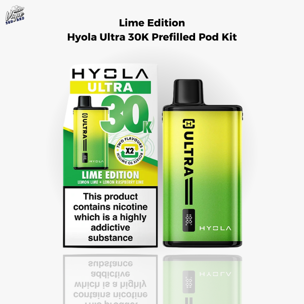Lime Edition Hyola Ultra 30K Prefilled Pod Kit