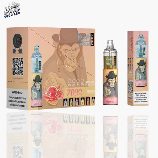 Lush Ice RandM Tornado 7000 Puffs Prefilled Vape