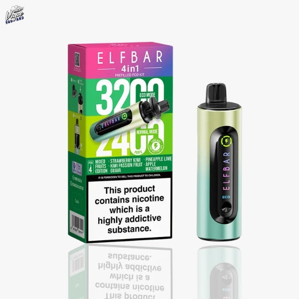 Mixed Fruits Edition ELFBAR 4-in-1 Prefilled Kit