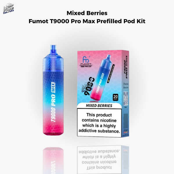 Mixed Berries Fumot T9000 Pro Max Prefilled Pod Kit