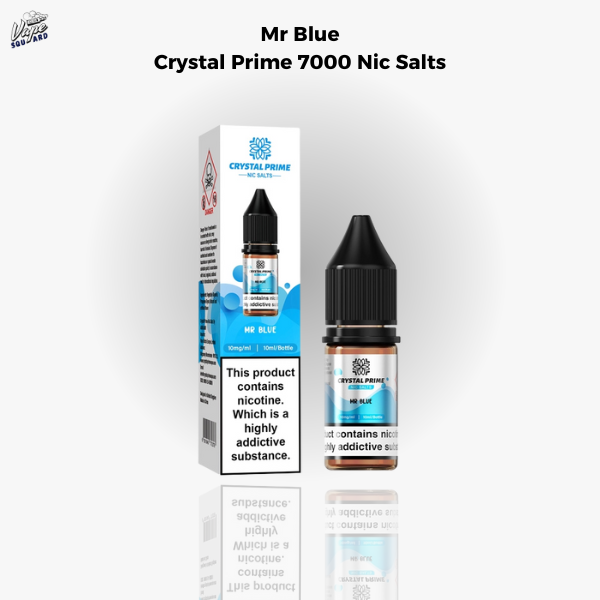 Mr Blue Crystal Prime 7000 Nic Salts (Box of 10)