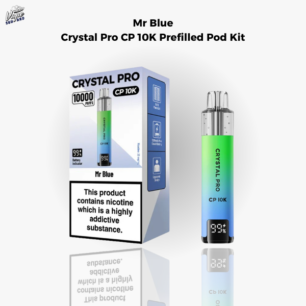 Mr Blue Crystal Pro CP 10K Prefilled Pod Kit