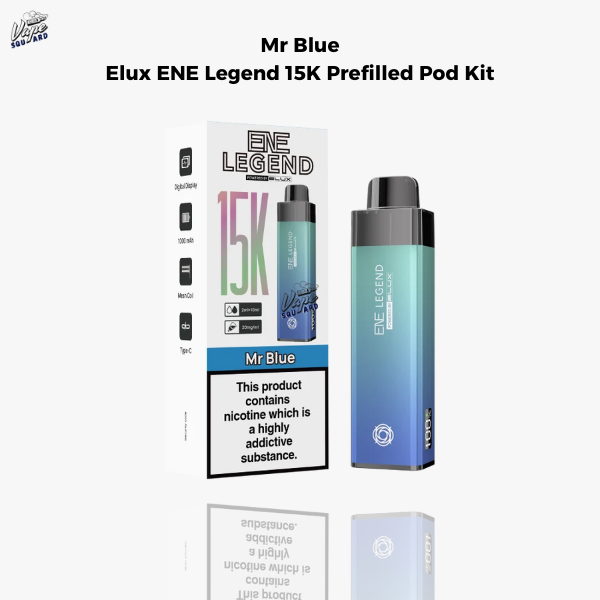 Mr Blue Elux ENE Legend 15K Prefilled Pod Kit