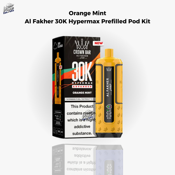 Orange Mint Al Fakher 30K Hypermax Prefilled Pod Kit