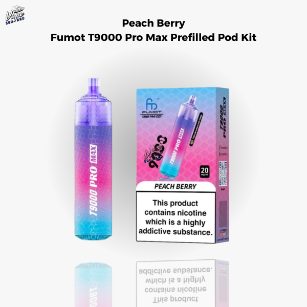 Peach Berry Fumot T9000 Pro Max Prefilled Pod Kit