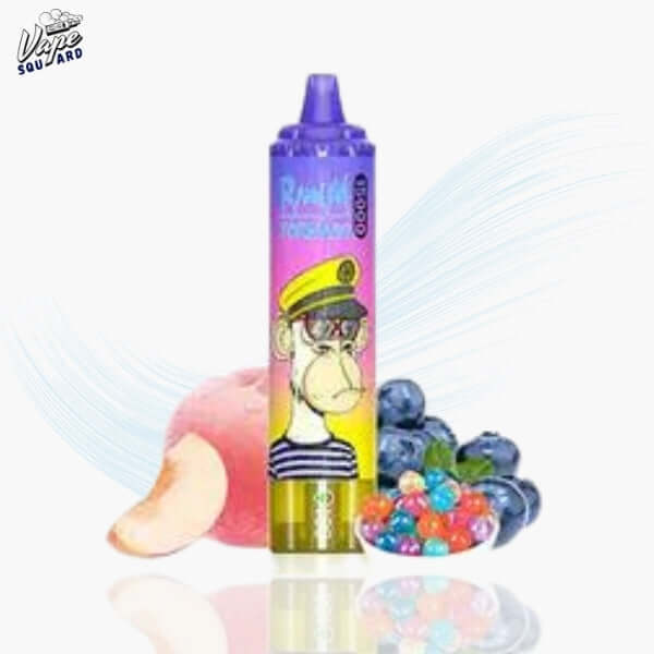 Peach Blueberry Candy RandM Tornado 15000 Puffs Prefilled Vape
