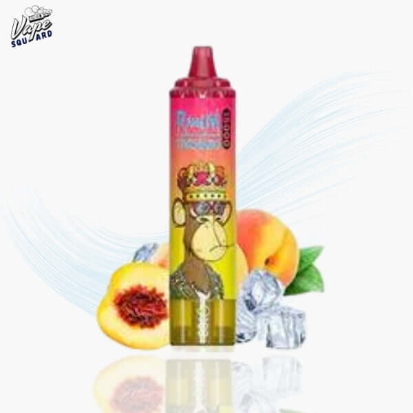Peach Ice RandM Tornado 15000 Puffs Prefilled Vape