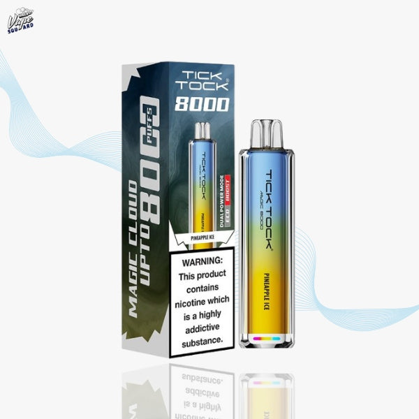Pineapple Ice Tick Tock Magic 8000 Disposable Vape