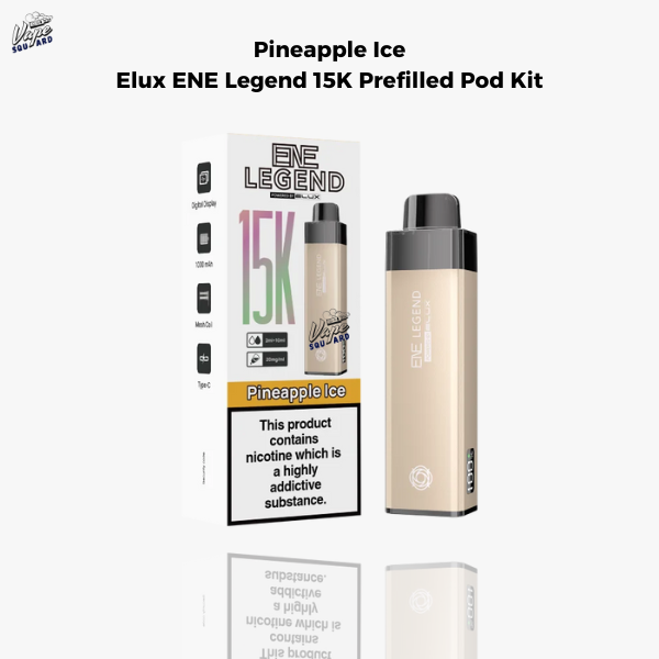 Pineapple Ice Elux ENE Legend 15K Prefilled Pod Kit