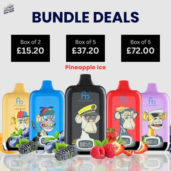 Pineapple Ice Fumot Digital Box 12000 Prefilled Vape