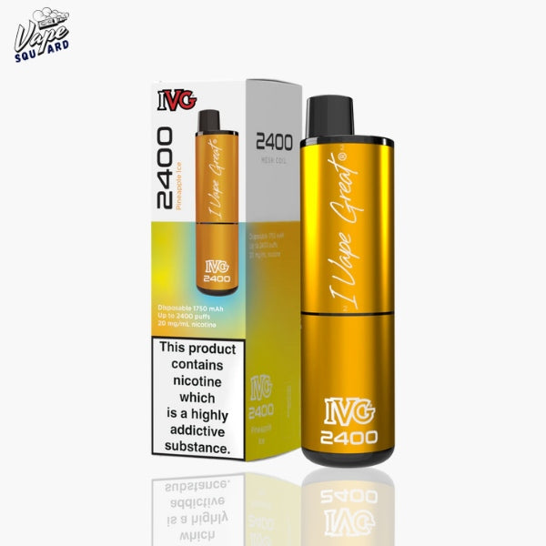 Pineapple Ice IVG 2400 Prefilled Vape