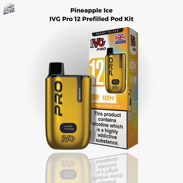 Pineapple Ice IVG Pro 12 Prefilled Pod Kit