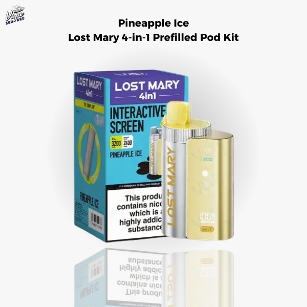 Pineapple Ice Lost Mary 4-in-1 Prefilled Pod Kit