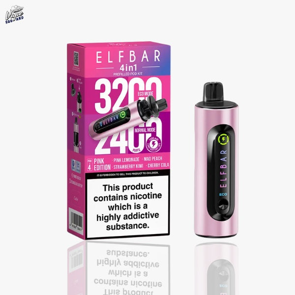 Pink Edition ELFBAR 4-in-1 Prefilled Kit