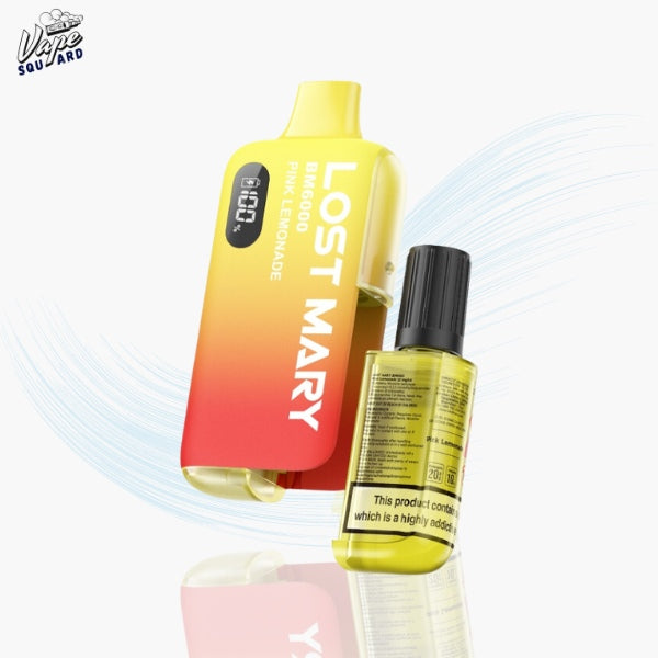 Pink Lemonade Lost Mary BM6000 Prefilled Vape Kit