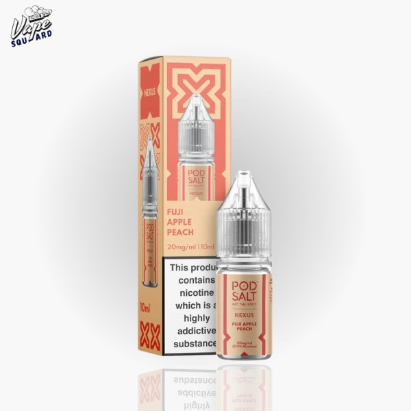 Fuji Apple Peach  Pod Salt Nexus Nic Salts E-Liquid (Pack of 10)