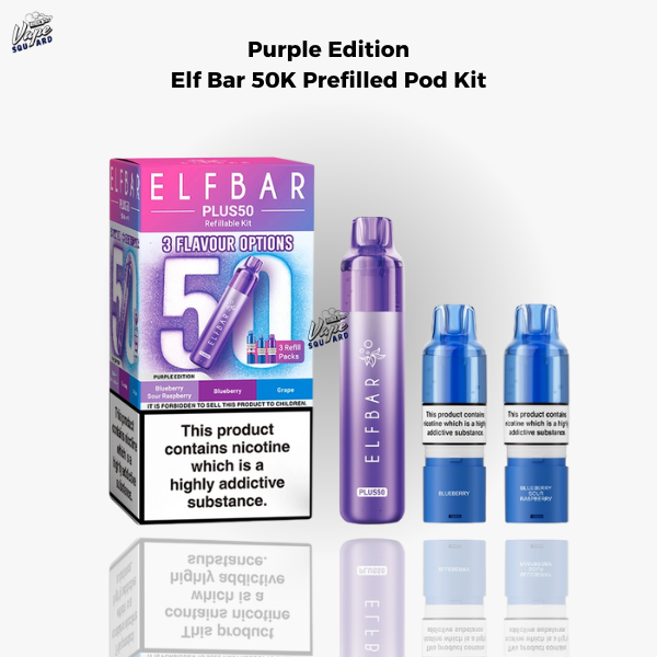 Purple Edition Elf Bar 50K Prefilled Pod Kit