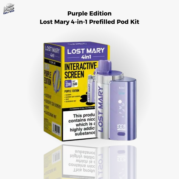 Purple Edition Lost Mary 4-in-1 Prefilled Pod Kit
