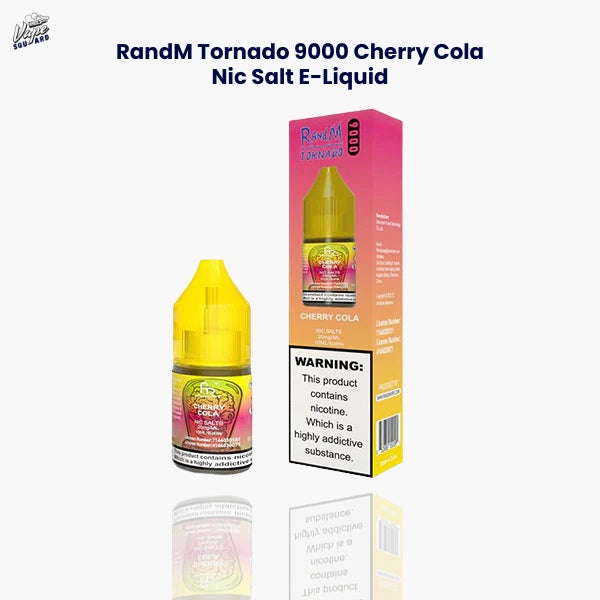 RandM Tornado 9000 Cherry Cola Nic Salt E-Liquid (Box of 10)