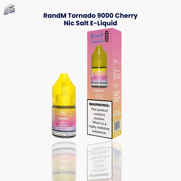 Rand M Tornado 9000 Cherry Nic Salt E Liquid