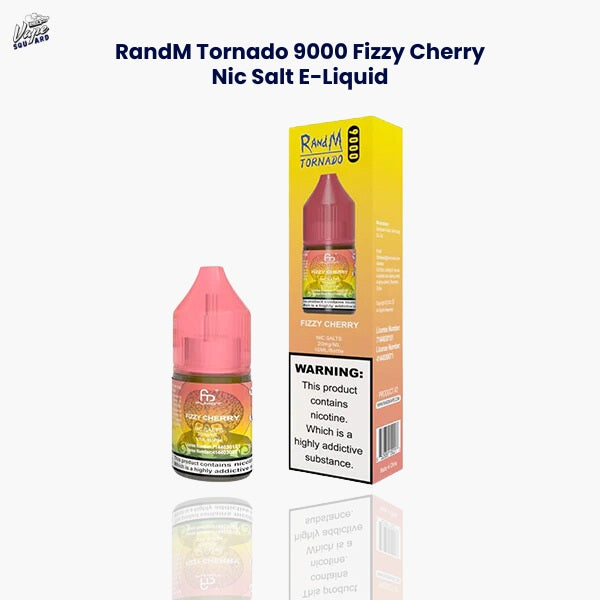 Rand M Tornado 9000 Fizzy Cherry Nic Salt E Liquid
