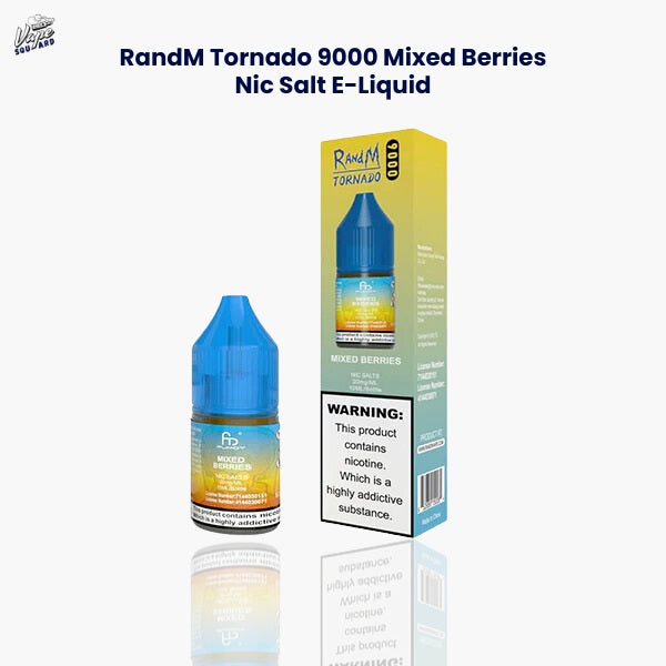 Rand M Tornado 9000 Mixed Berries Nic Salt E Liquid