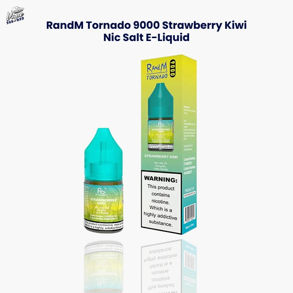 RandM Tornado 9000 Strawberry Kiwi Nic Salt E-Liquid (Box of 10)