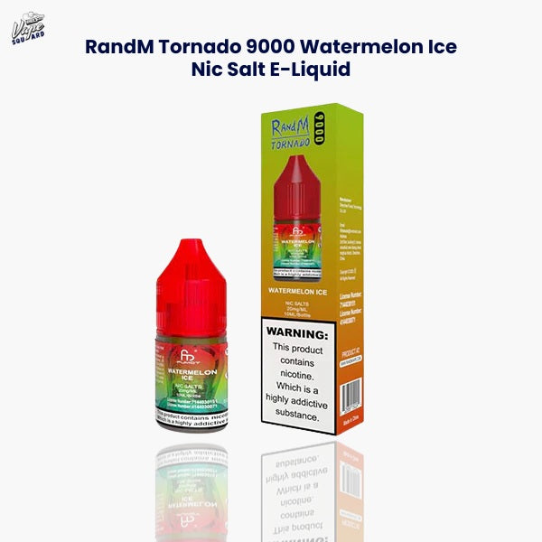 RandM Tornado 9000 Watermelon Ice Nic Salt E-Liquid (Box of 10)