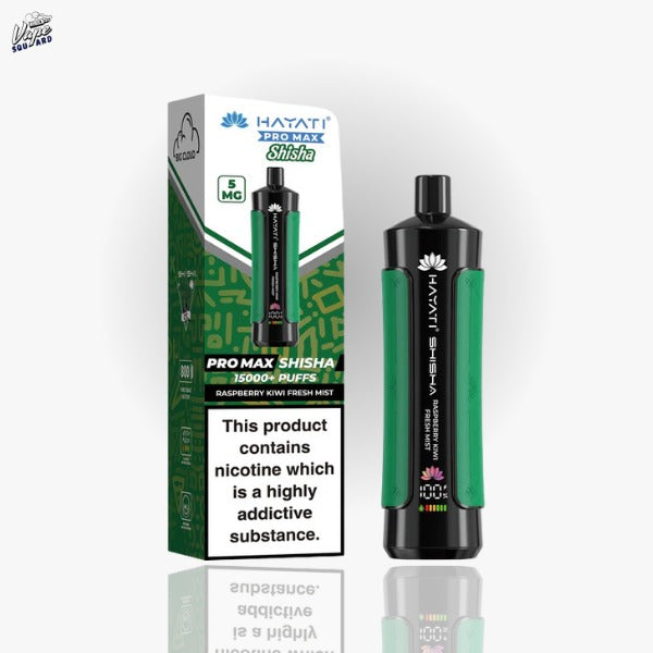 Raspberry Kiwi Fresh Mint Hayati Pro Max Shisha 15000 Vape