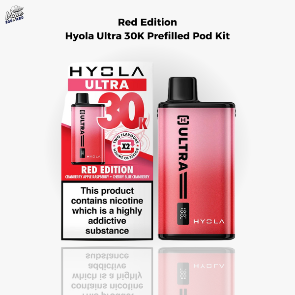 Red Edition Hyola Ultra 30K Prefilled Pod Kit