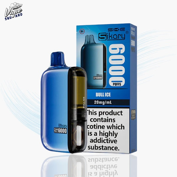 SKE Sikary S6000 Bull Ice Prefilled Vape Kit